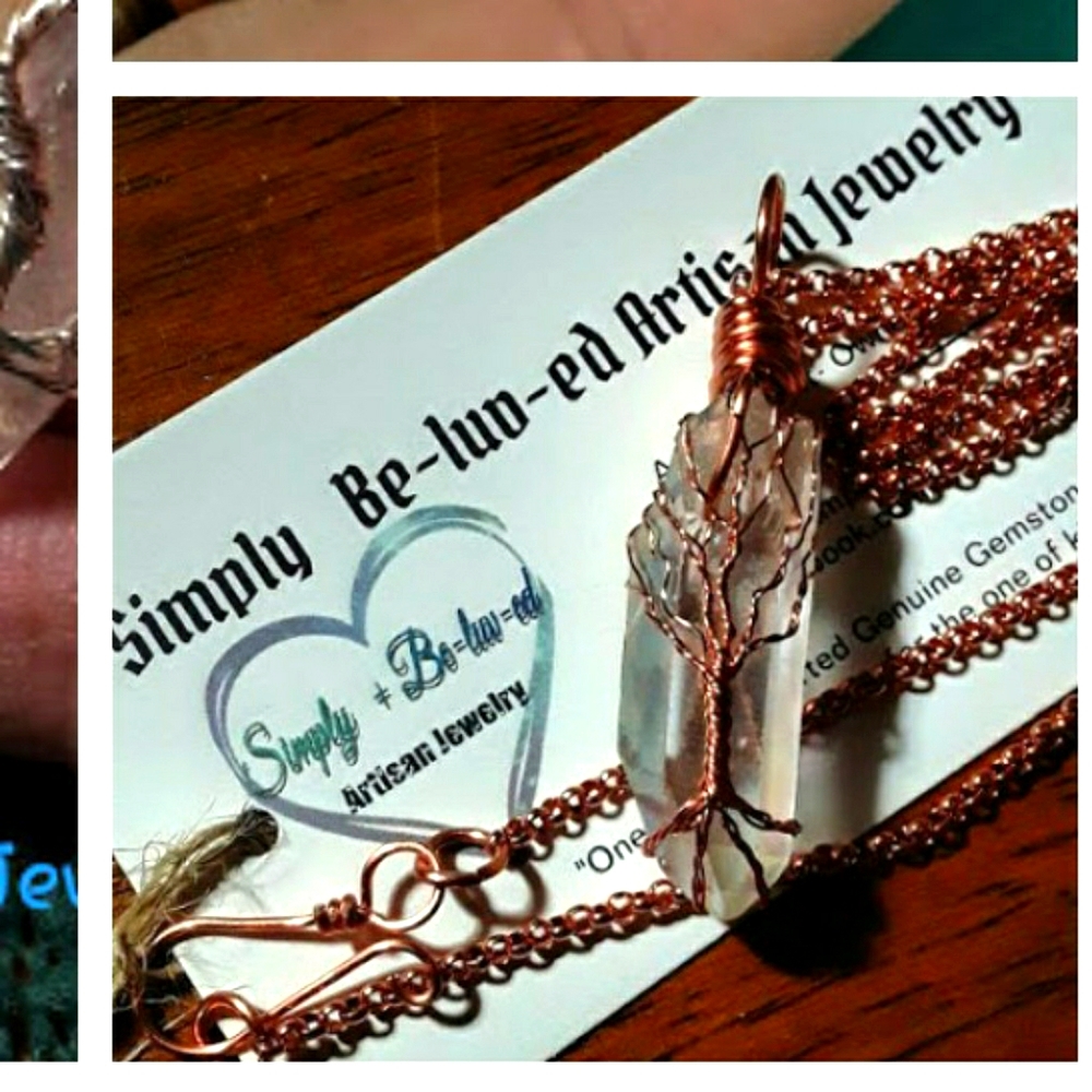 Tree of Life Crystal Pendent